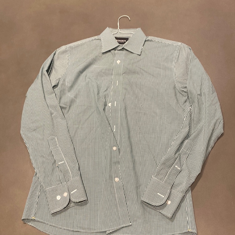 Bonobos green long sleeve dress shirt